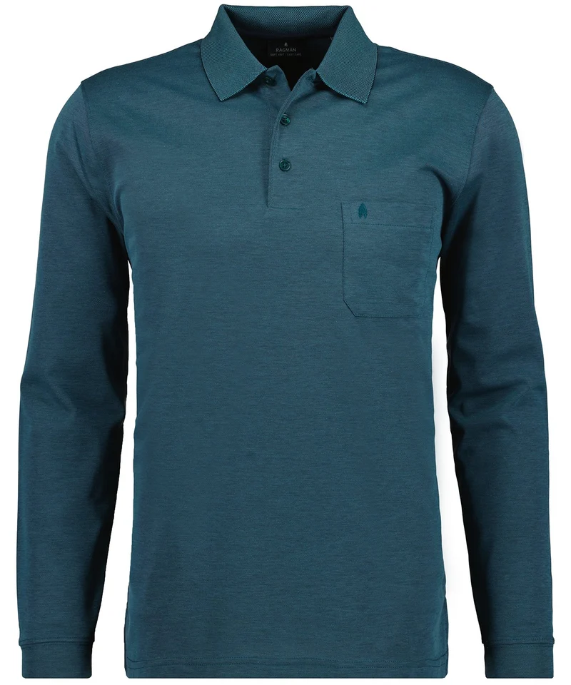 Polo soft knit LS