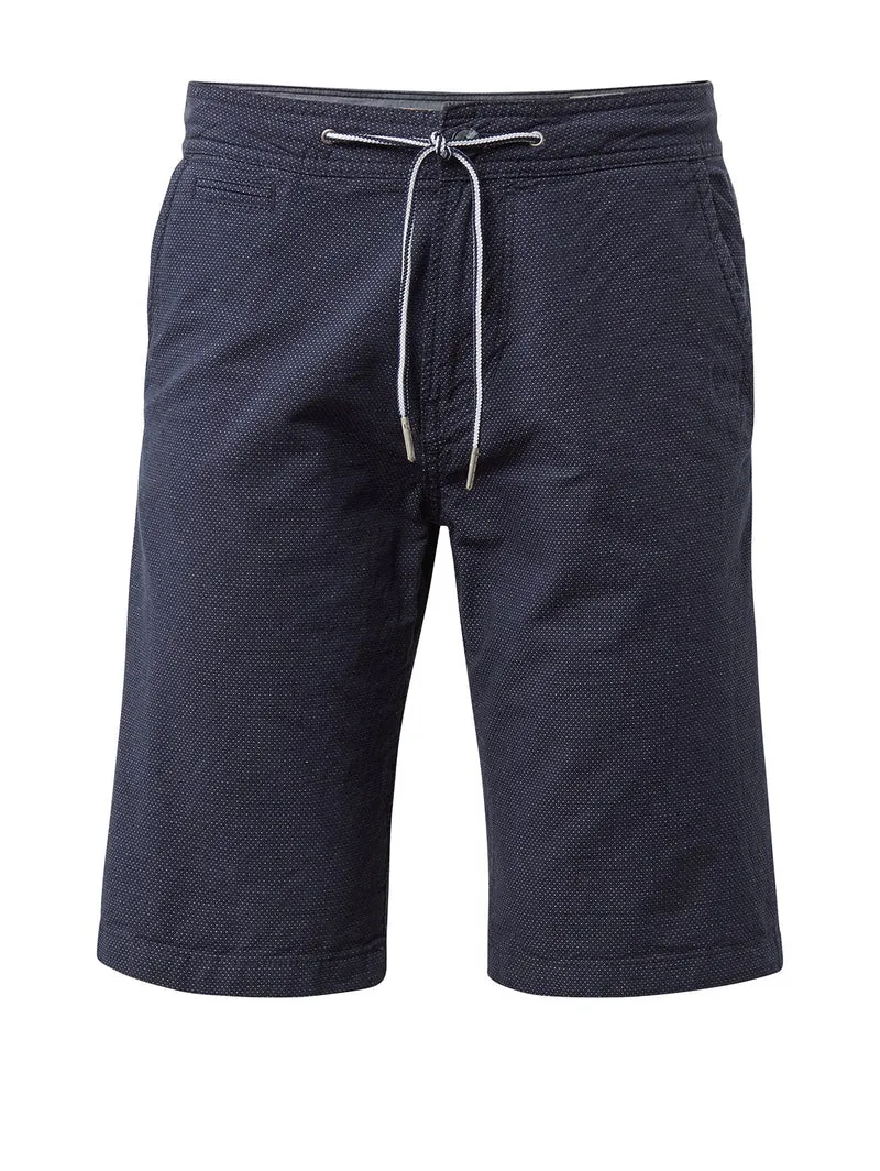 Slim chino shorts yarn dyed