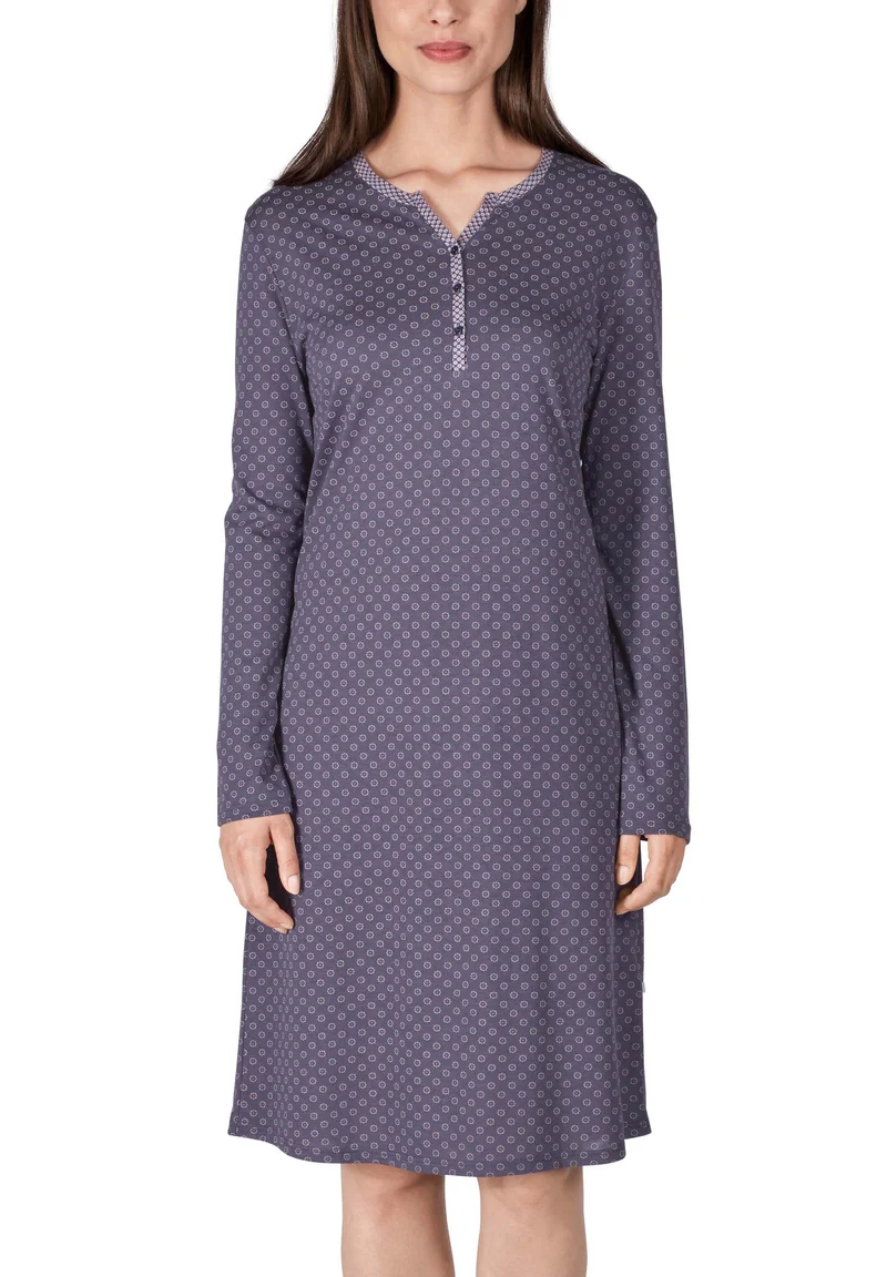 New Romance Damen Sleepshirt Langarm