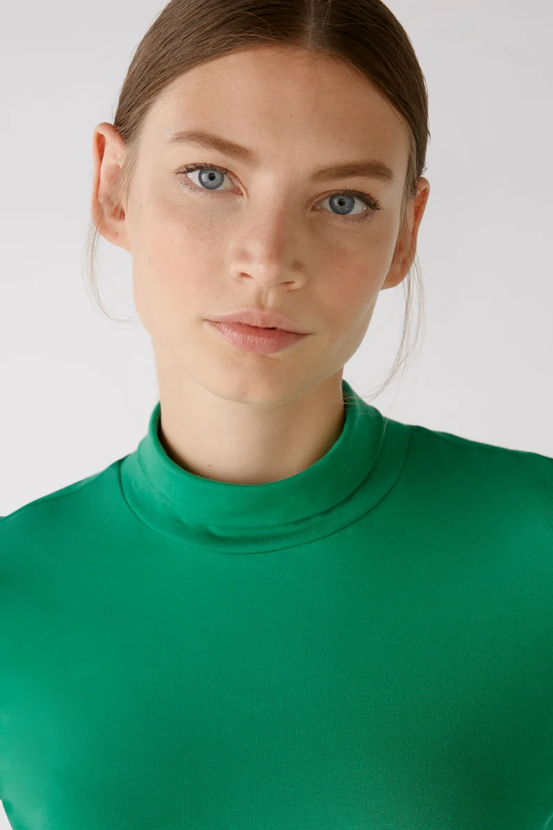 Stehkragenshirt elastische Cotton-Modalqualität
