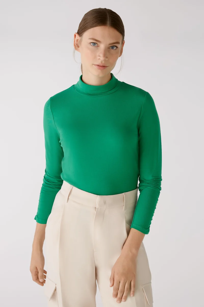 Stehkragenshirt elastische Cotton-Modalqualität