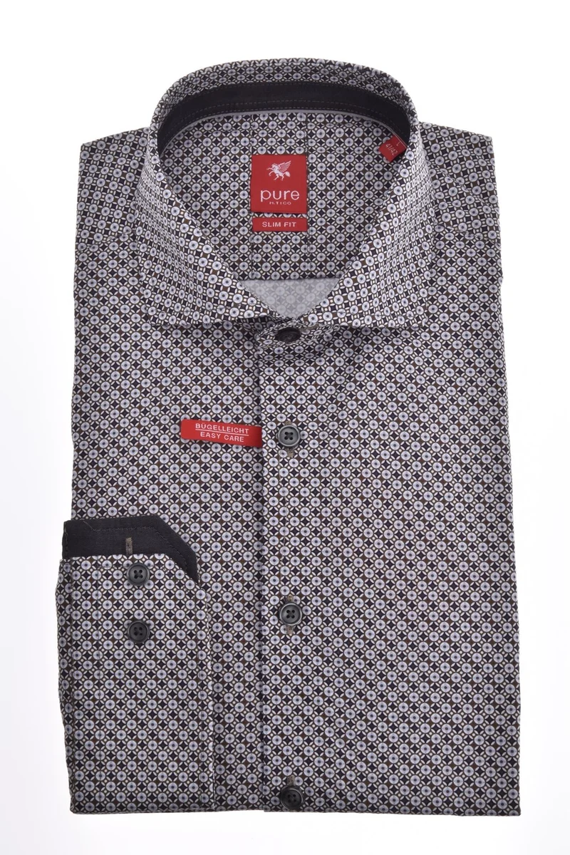 PURE- City Hemd slim fit Langarm