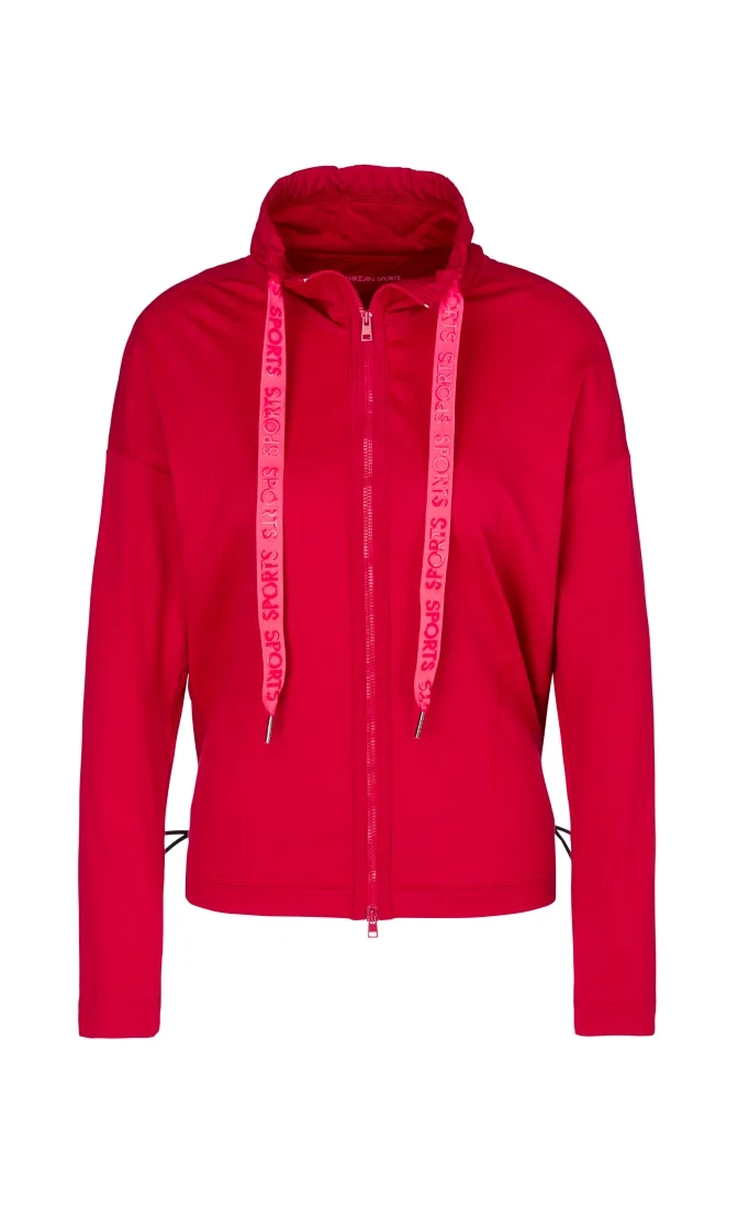 Jerseyjacke mit raffiniertem Rückteil