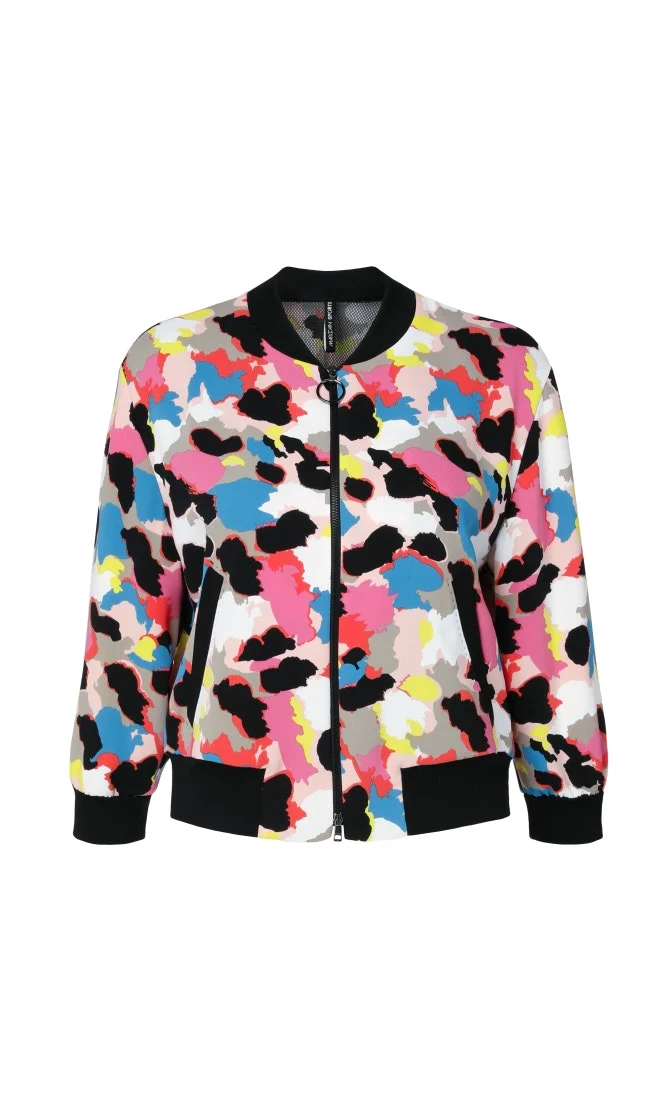 Blouson mit Camouflage-Print