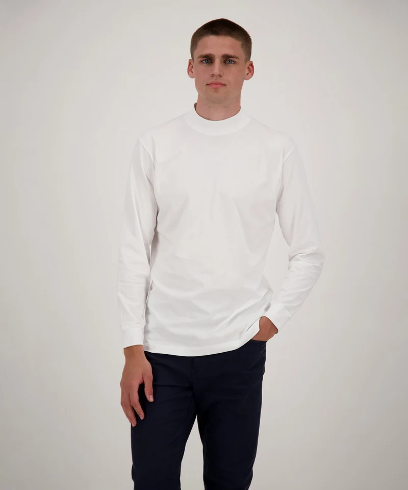 Mock neck T long sleeve