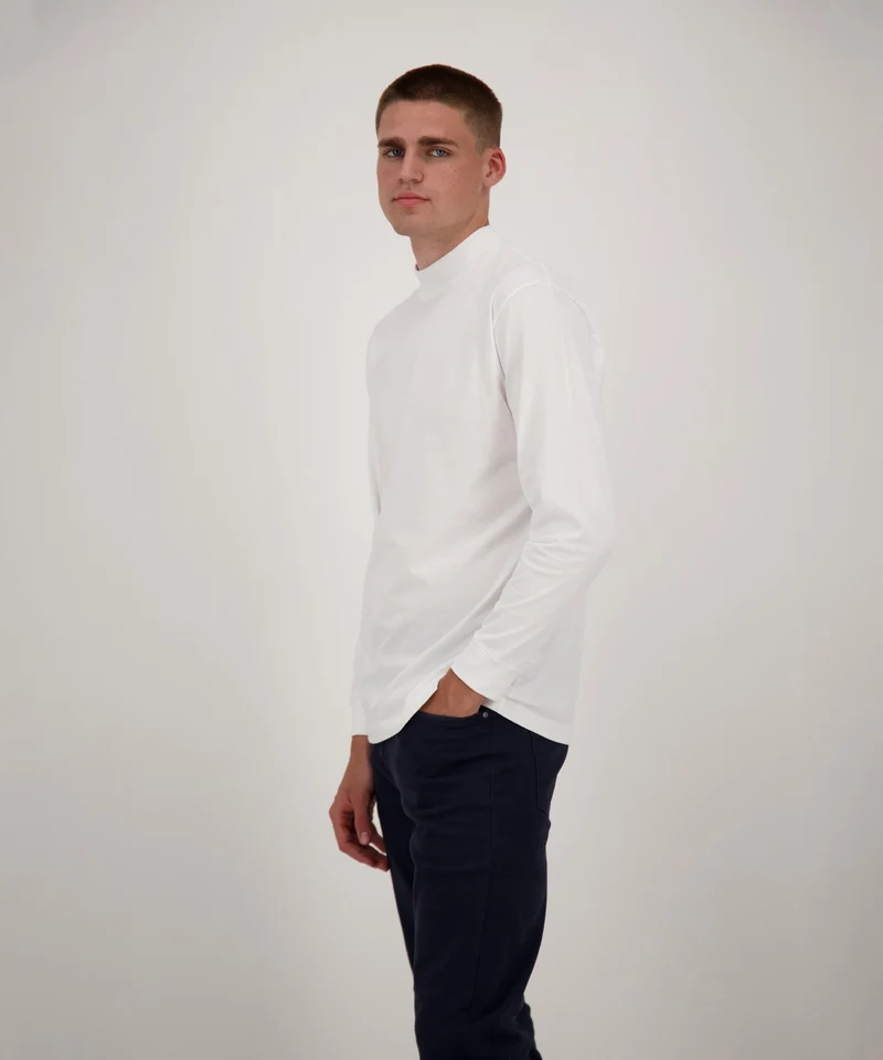 Mock neck T long sleeve