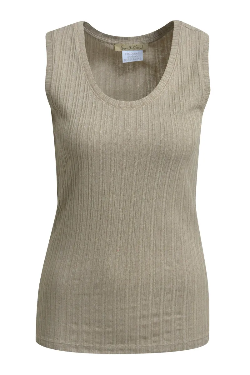 Pointelle Jersey Tanktop