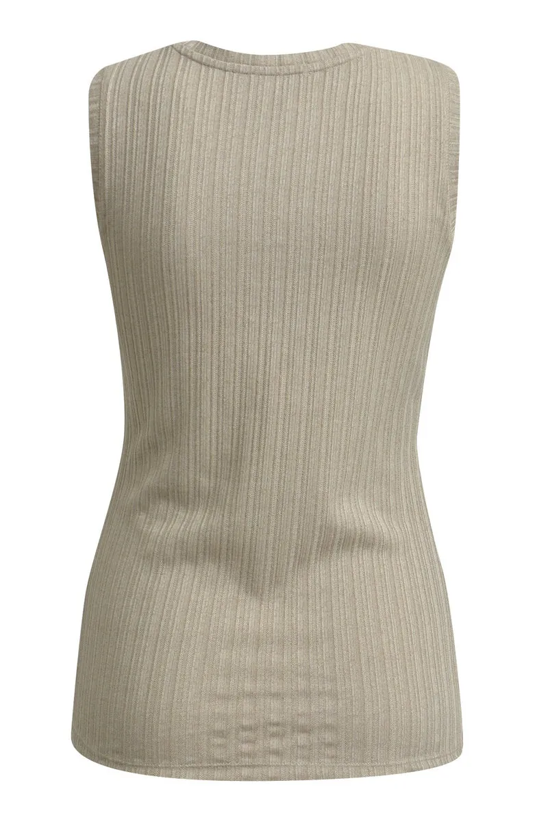 Pointelle Jersey Tanktop