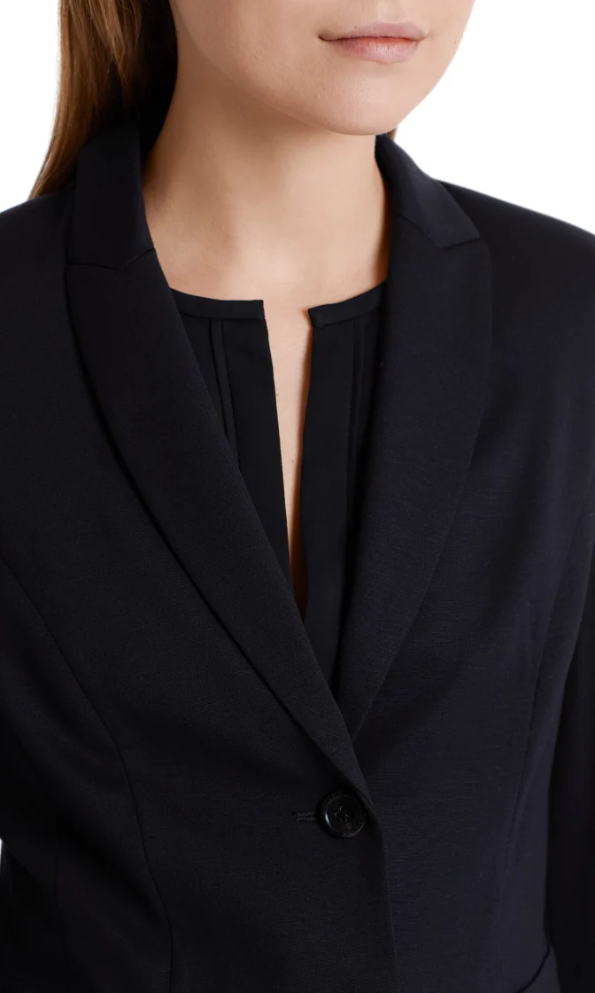 Leichter Blazer aus feinem Jersey