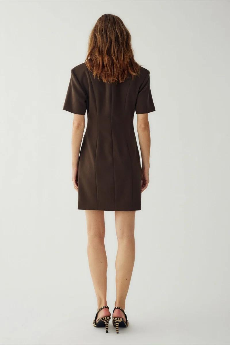 Noella - N-Myriam Dress 16750003 - 674 - Chocolate