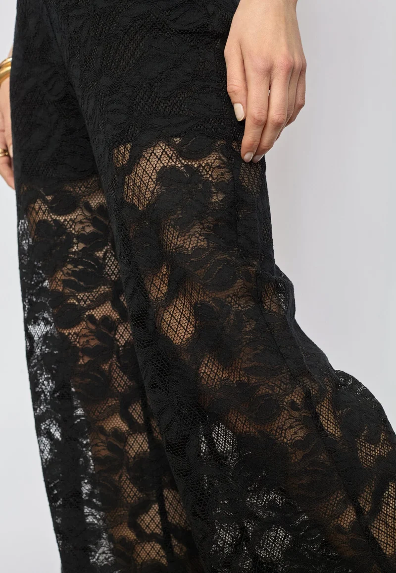 Co´Couture - Lannycc Lace Pant 41155 - 96 - Black