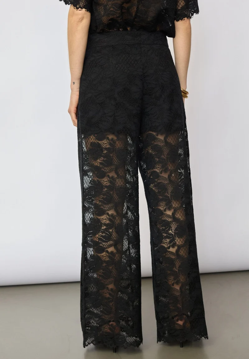 Co´Couture - Lannycc Lace Pant 41155 - 96 - Black
