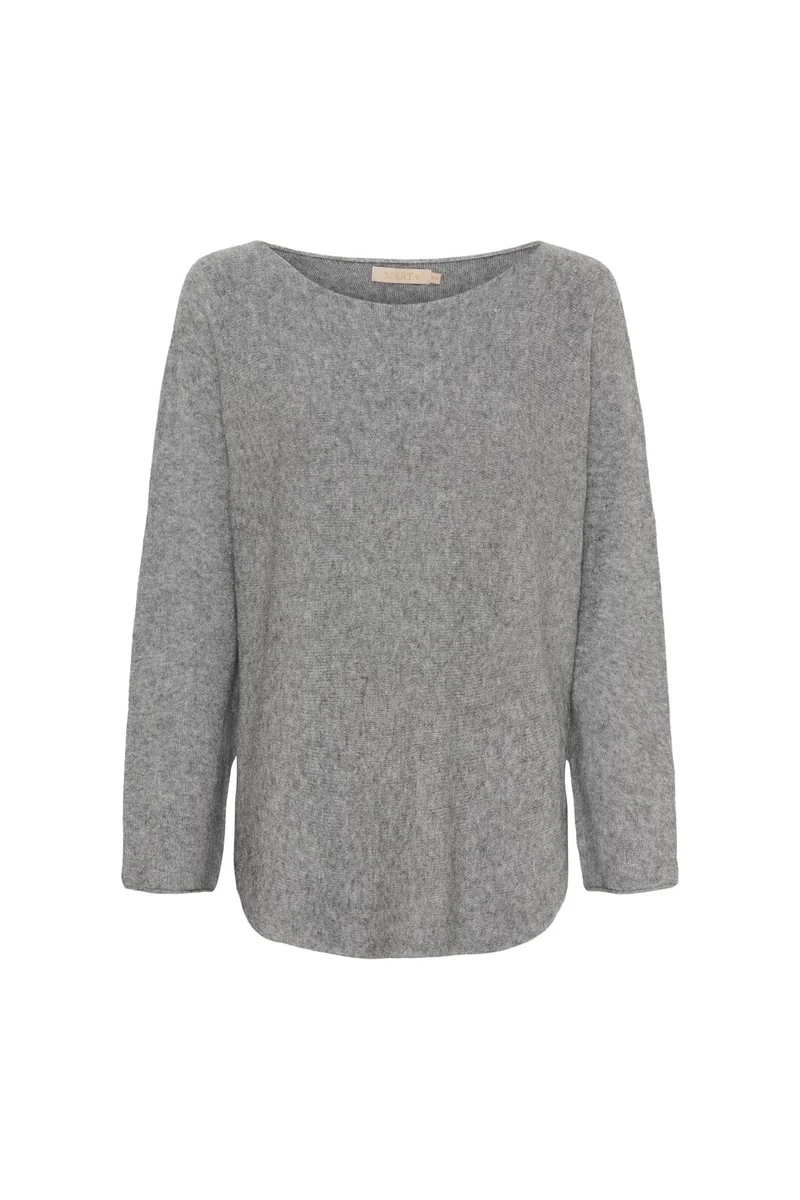 Marta Du Chateau - Mdcdagmar Knit 5001 - Medium Grey2002