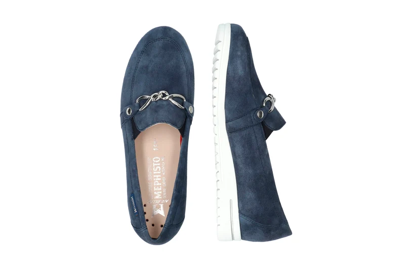 Mocassins JULIANA bleus