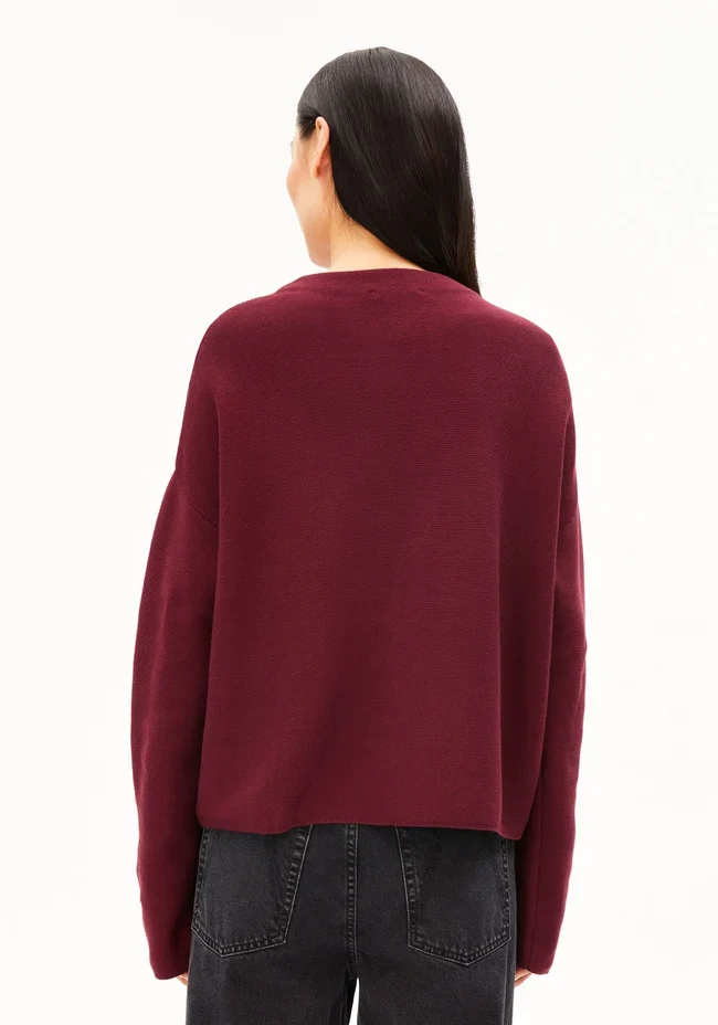 ARMEDANGELS Merinaa Links Links Sweater velvet red
