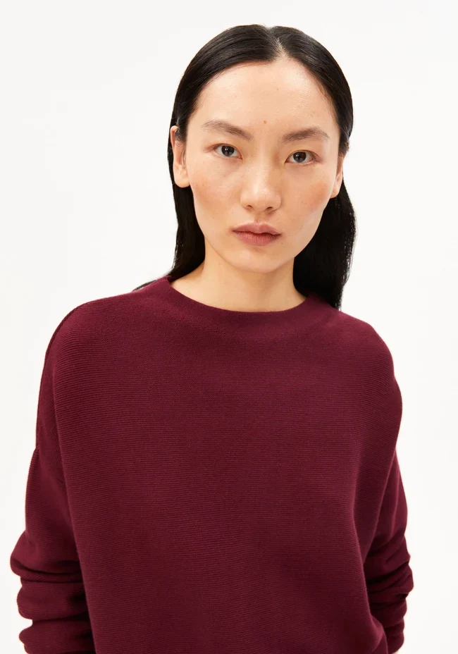 ARMEDANGELS Merinaa Links Links Sweater velvet red