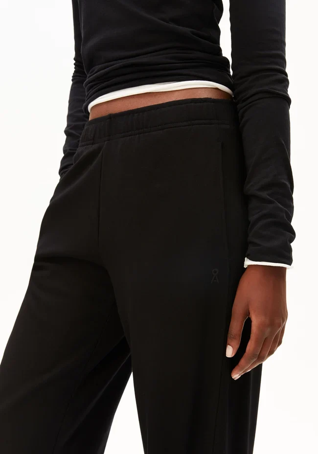 ARMEDANGELS Basic Jersey Barrel Pant black