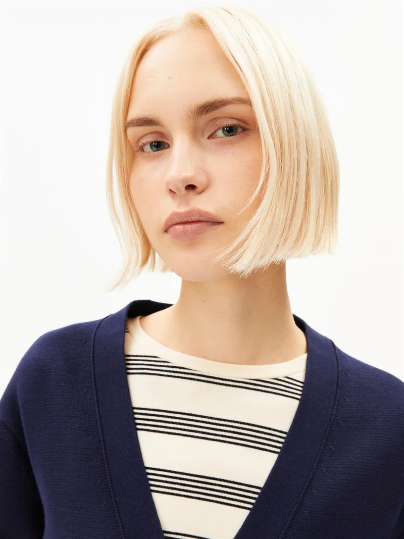 ARMEDANGELS Compact Knit Cardigan tinted navy