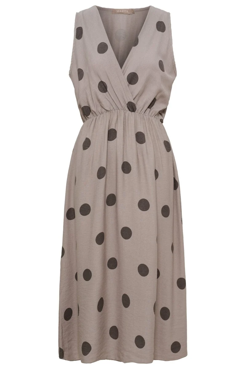 Marta Du Chateau - Mdclinetta Dress 23126 - Fango