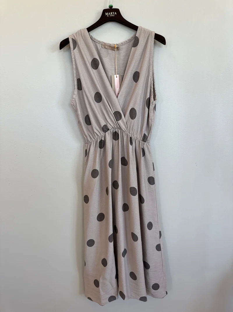 Marta Du Chateau - Mdclinetta Dress 23126 - Fango
