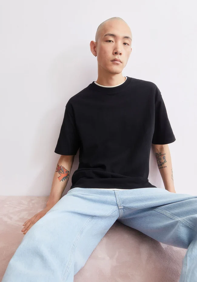 ARMEDANGELS Maarkos Heavy Weight T-Shirt black