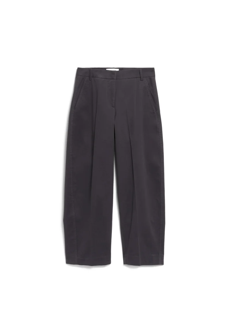 ARMEDANGELS Barrel Leg Twill Pant dark steel