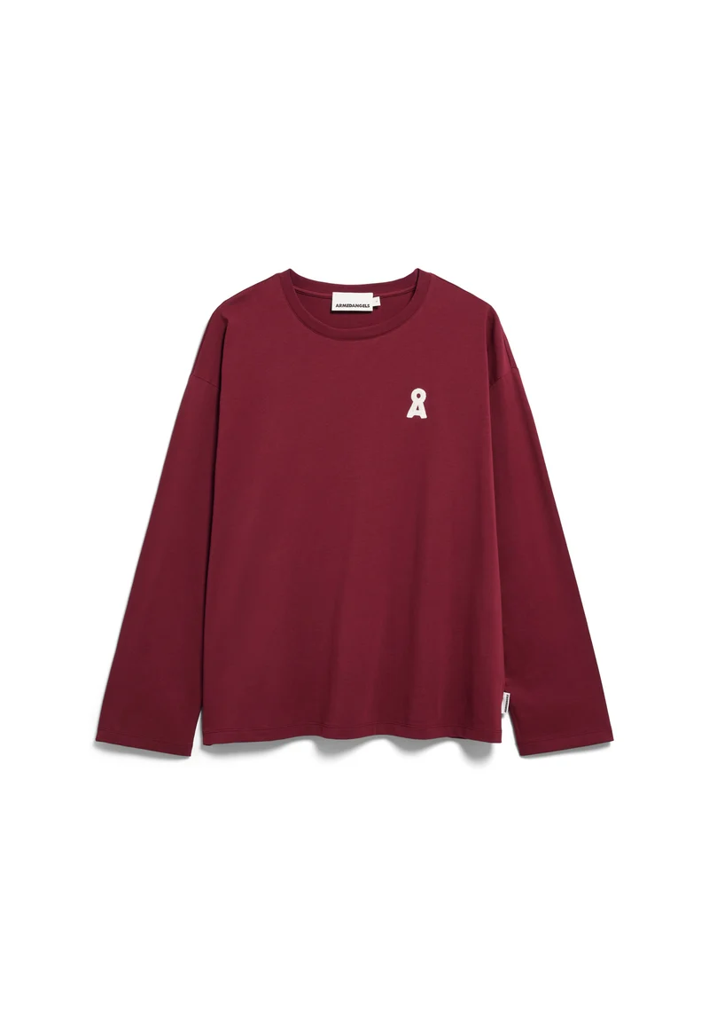 ARMEDANGELS Iconic Å Fietaa Longsleeve velvet red