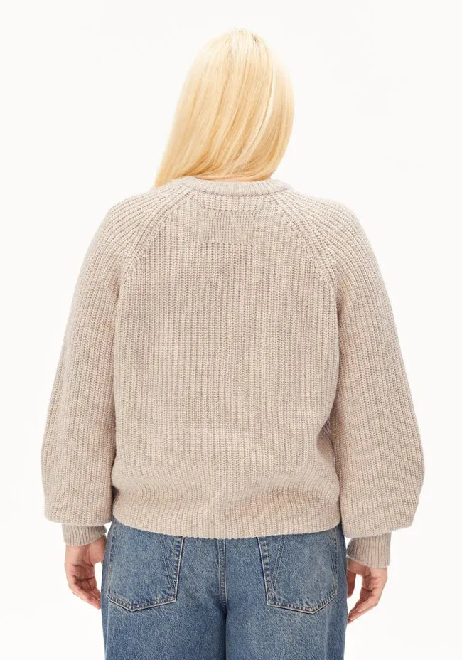 ARMEDANGELS Rib Knit Sweater honey melange