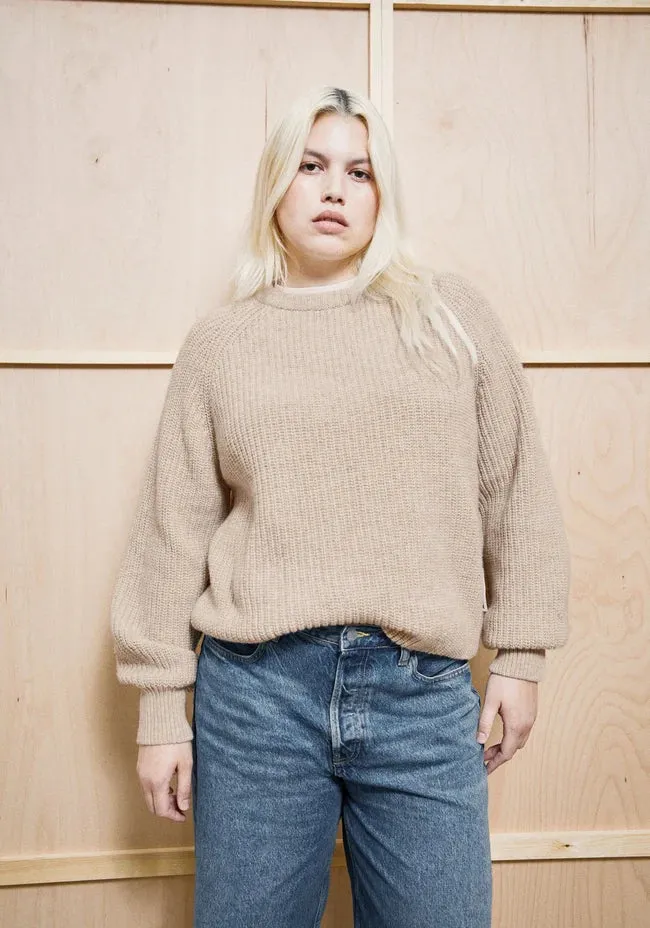 ARMEDANGELS Rib Knit Sweater honey melange