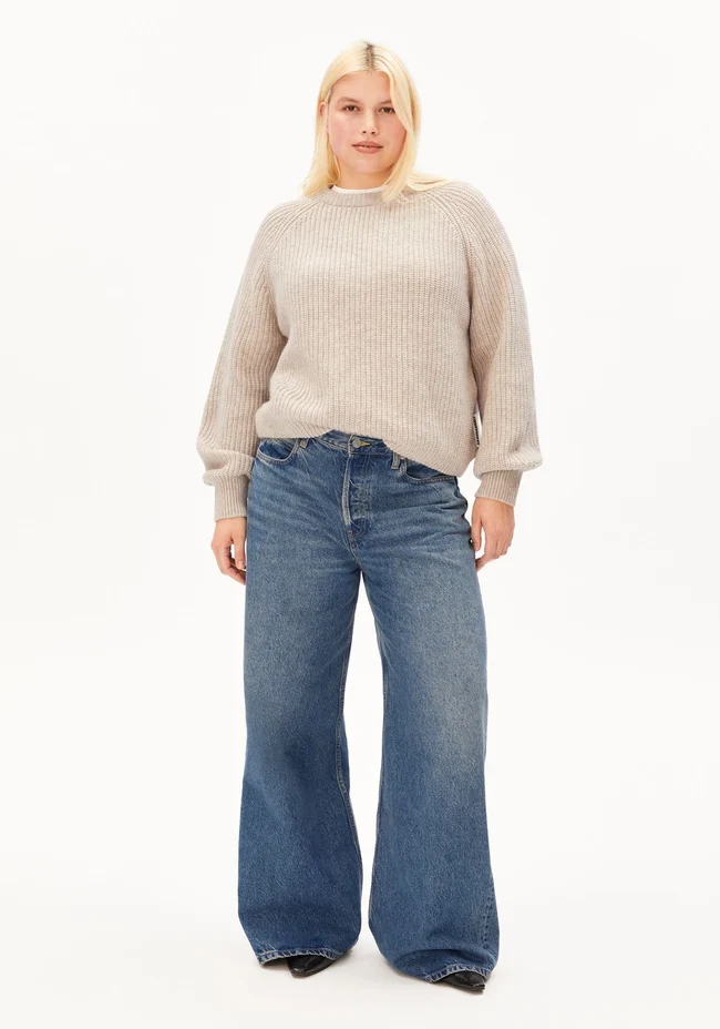 ARMEDANGELS Rib Knit Sweater honey melange