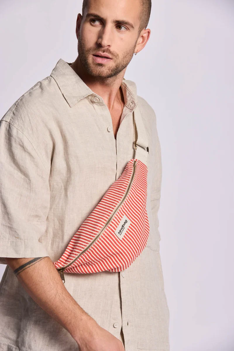 HINDBAG Olivia Streifen rot