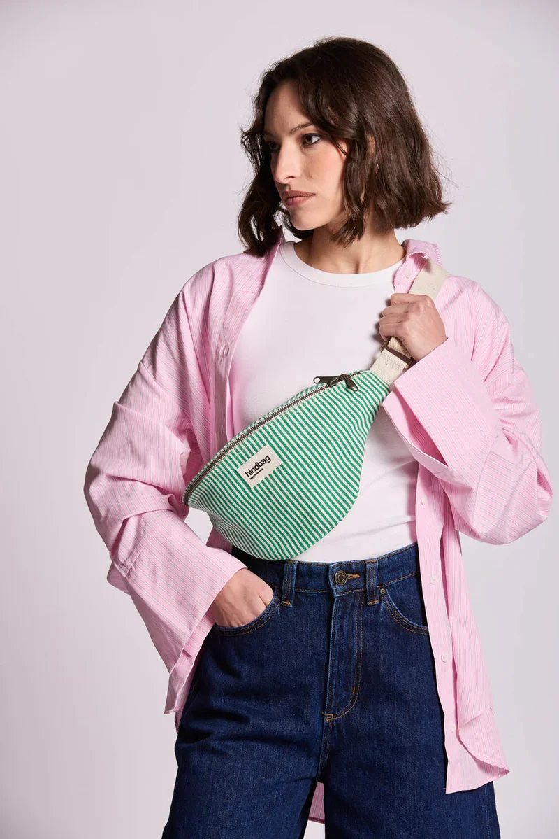 HINDBAG Olivia Streifen grün