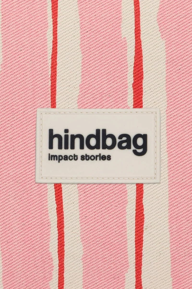 HINDBAG Olivia Streifen rot rosa