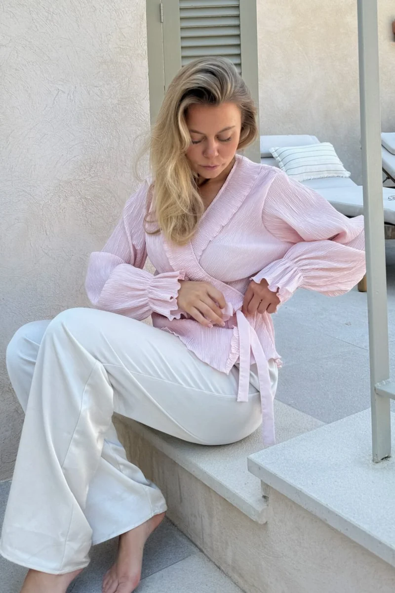 BYIC - Josefineic Wrap Shirt A23974 - Light Pink