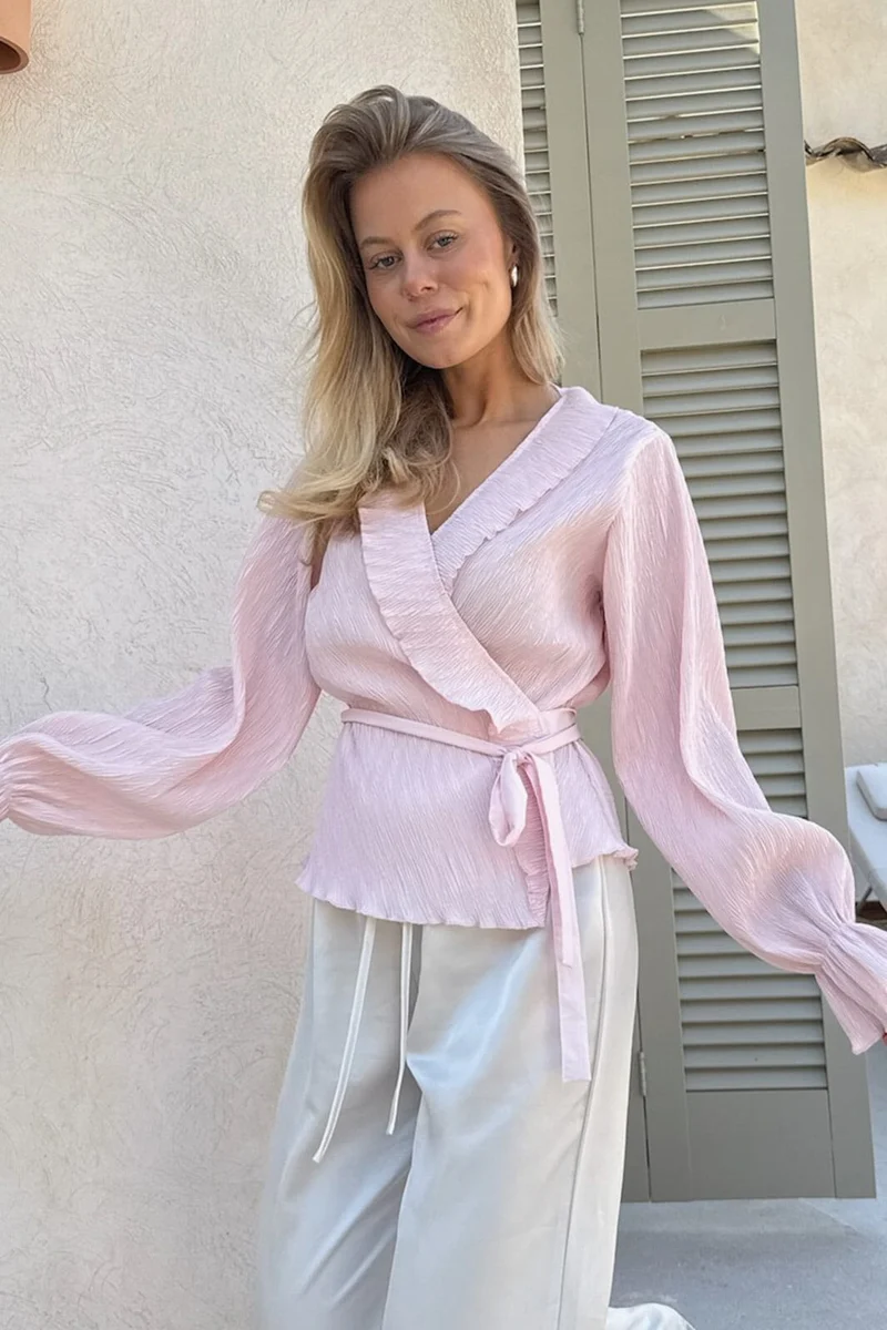 BYIC - Josefineic Wrap Shirt A23974 - Light Pink