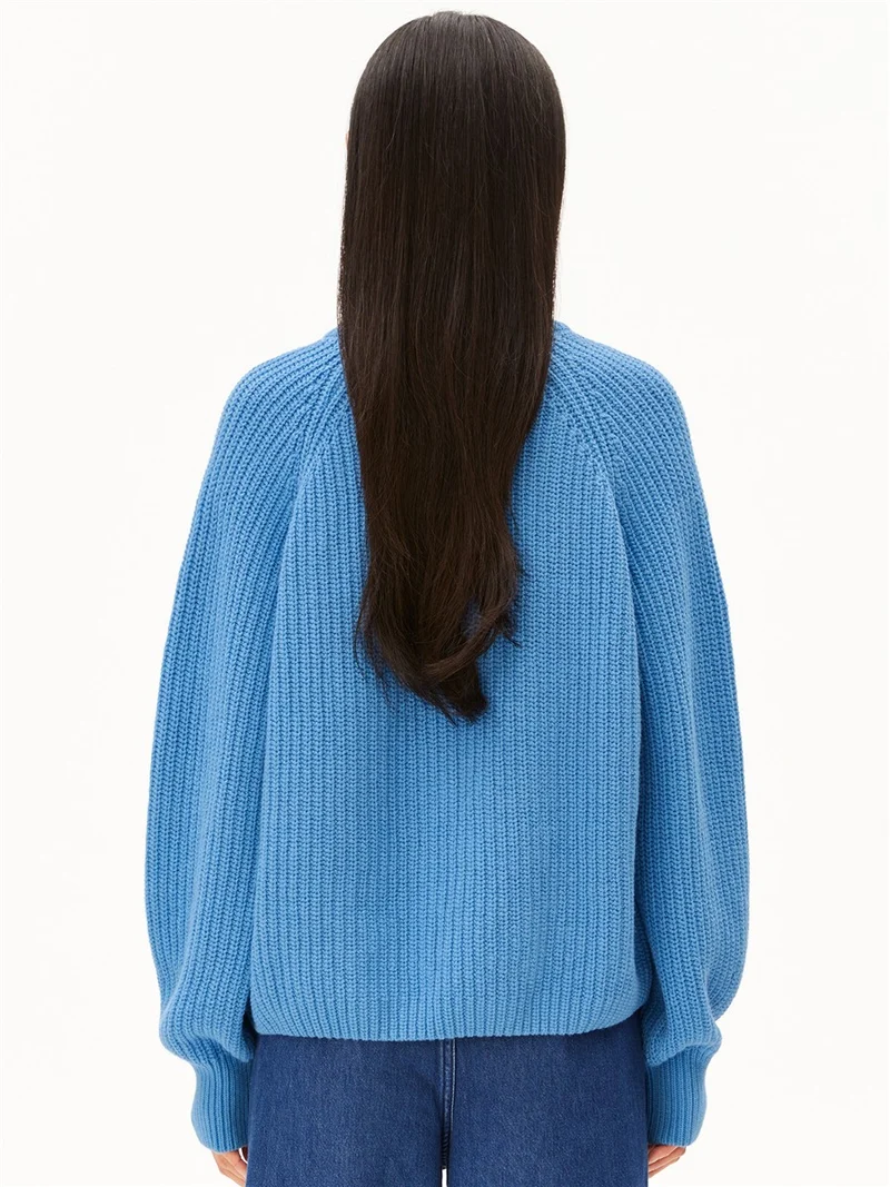 ARMEDANGELS Rib Knit Sweater skylight