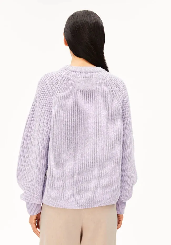 ARMEDANGELS Rib Knit Sweater moonlit lilac