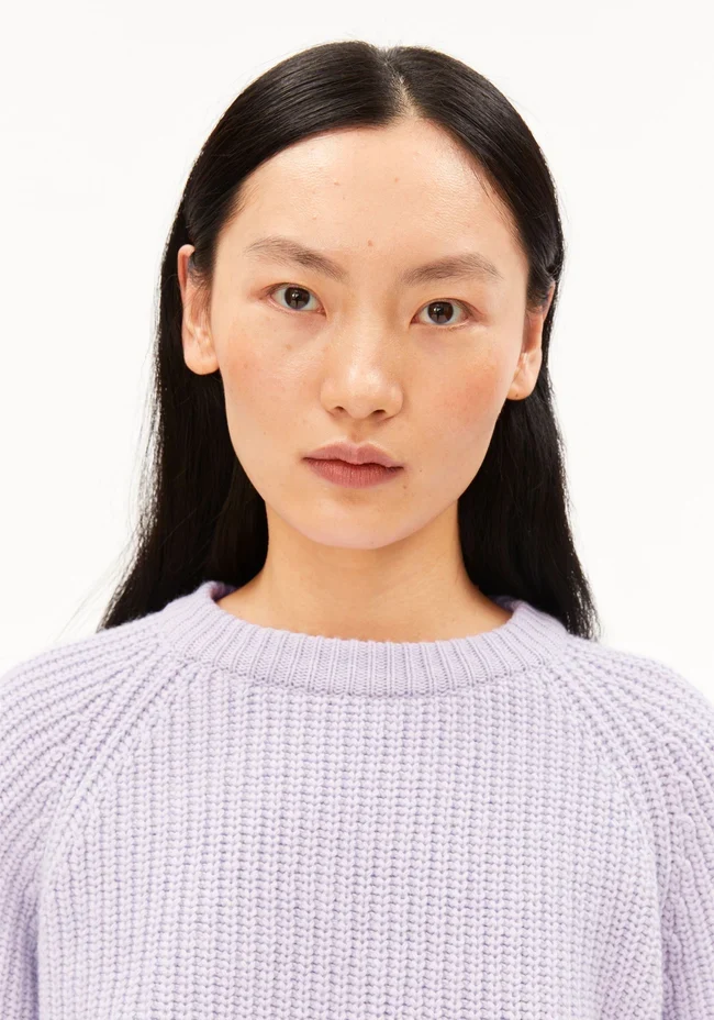 ARMEDANGELS Rib Knit Sweater moonlit lilac