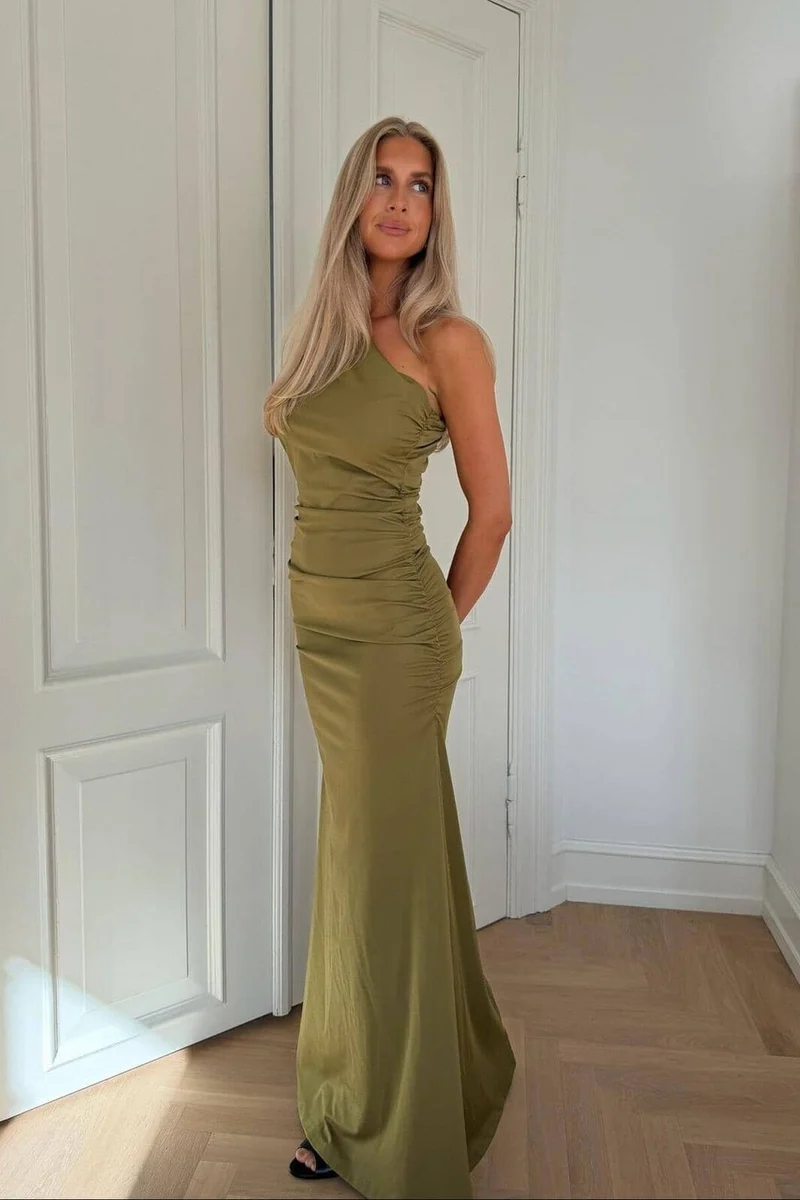 Byic - Andreaic Maxi Dress A23768 - Khaki Green