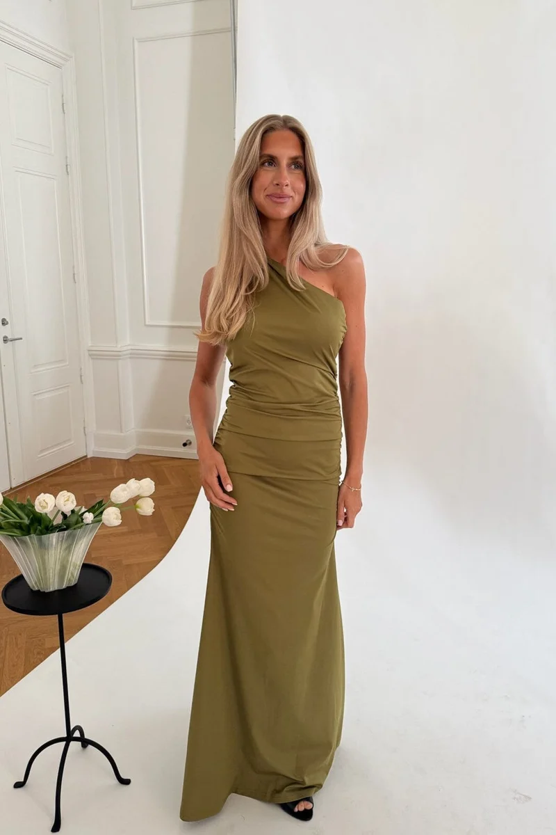 Byic - Andreaic Maxi Dress A23768 - Khaki Green