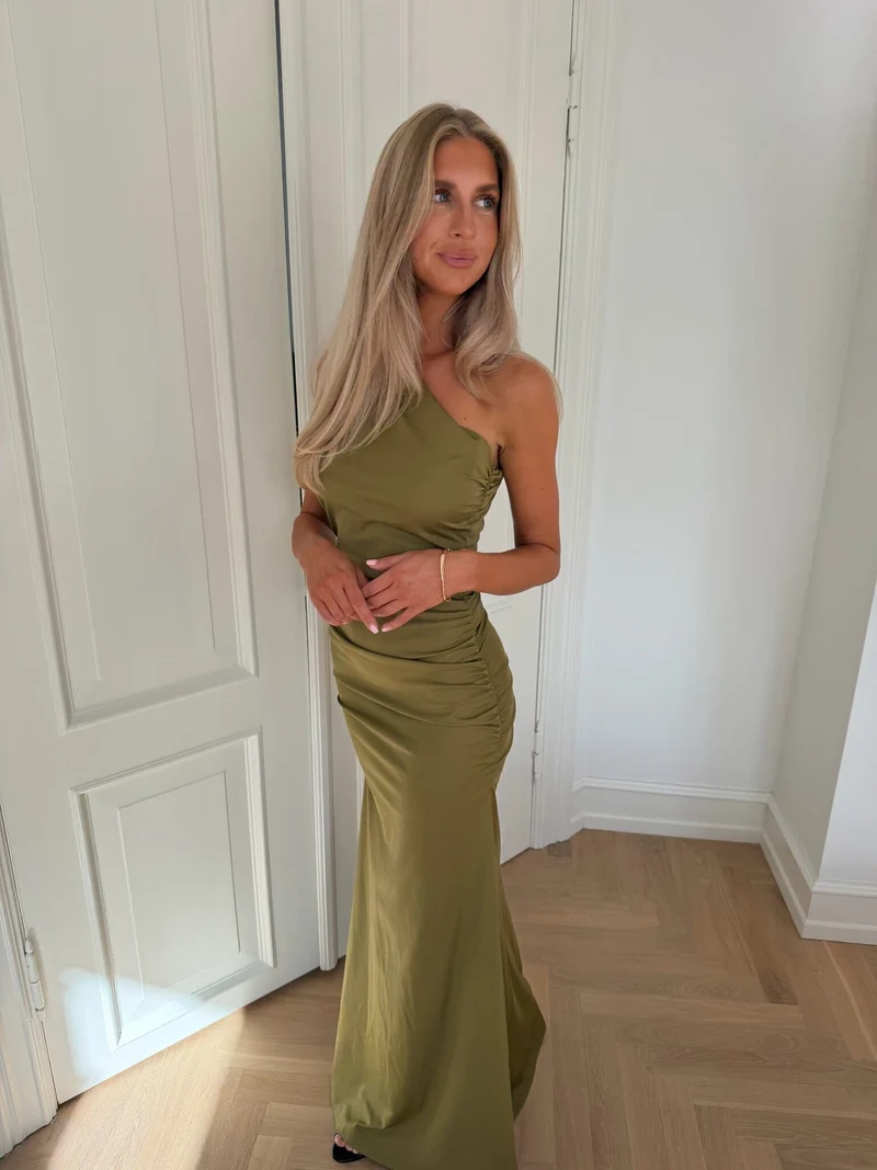 Byic - Andreaic Maxi Dress A23768 - Khaki Green