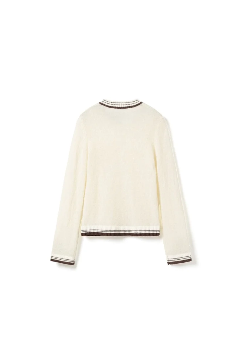 Noella - N-Marthy Ls Knit 16400002 - 1502 - Ivory Brown