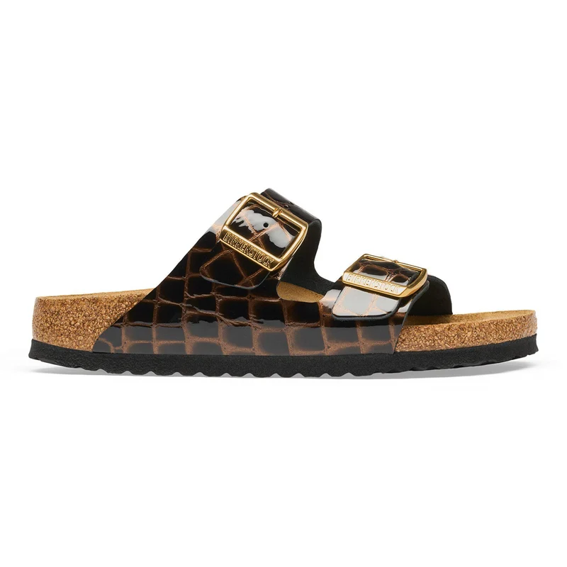 BIRKENSTOCK Arizona Emboss Leather Women (schmal) animal black