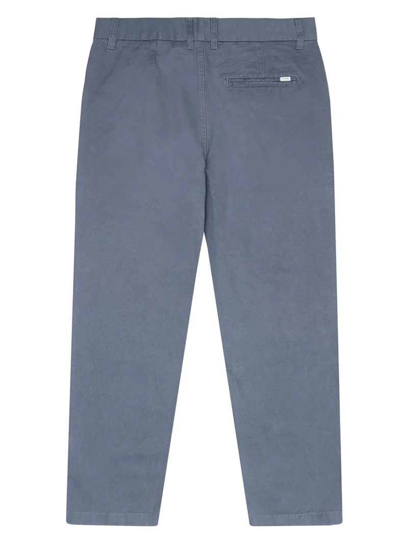 KNOWLEDGE COTTON APPAREL Flint Chino Twill Pants vintage indigo