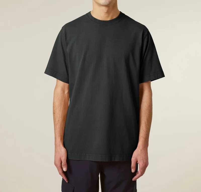 FAIRFITTERS Basic T-Shirt Unisex Heavy Vintage G. Dyed black