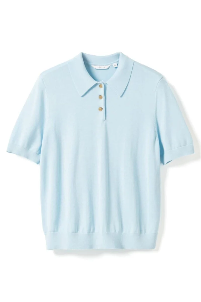 Noella - N-Maxine Ss Knit 14990003 - 975 - Air Blue