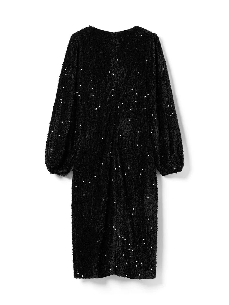 Noella - Teagan Lg Dress 11640044 - 004 Black