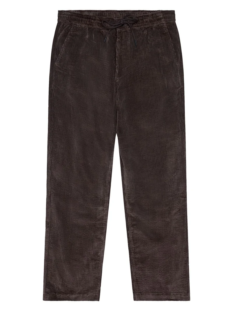 KNOWLEDGE COTTON APPAREL Fig Comfort Corduroy Pants chocolate torte