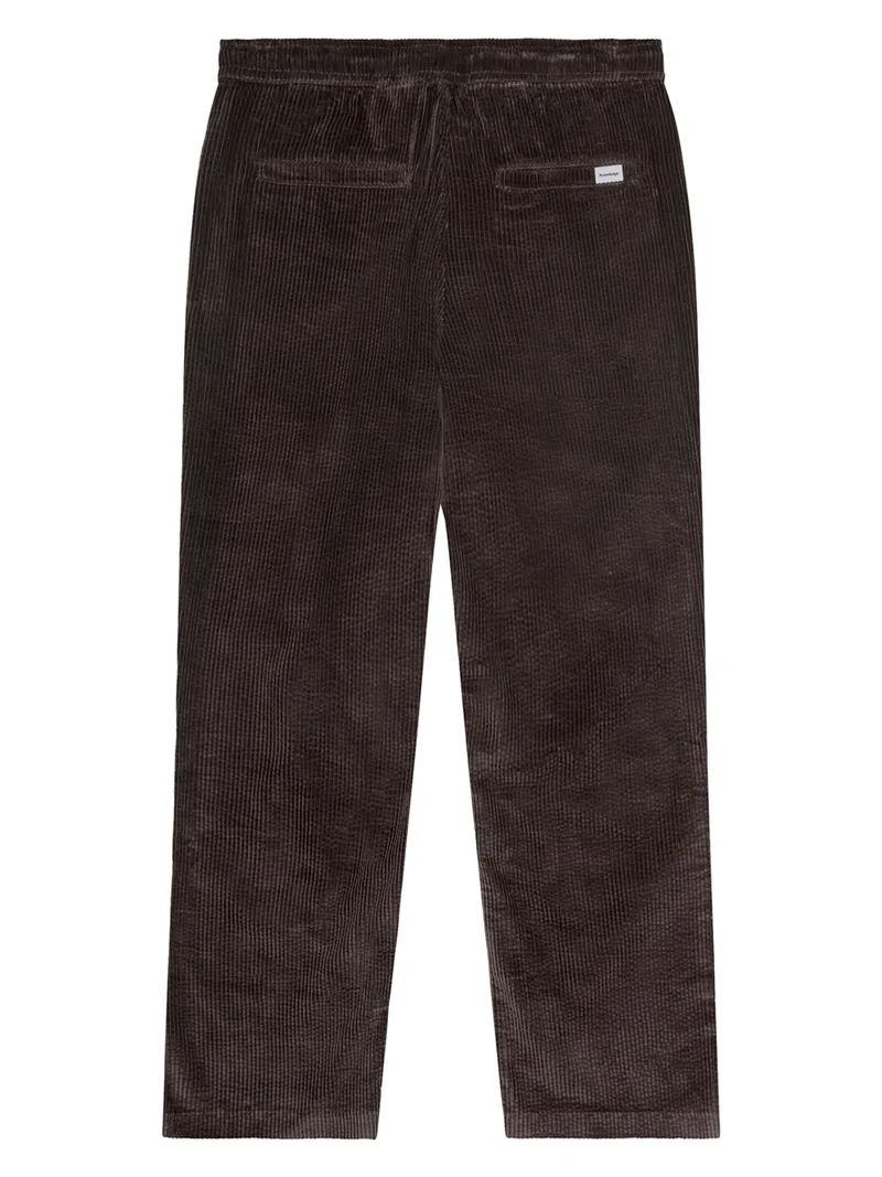 KNOWLEDGE COTTON APPAREL Fig Comfort Corduroy Pants chocolate torte