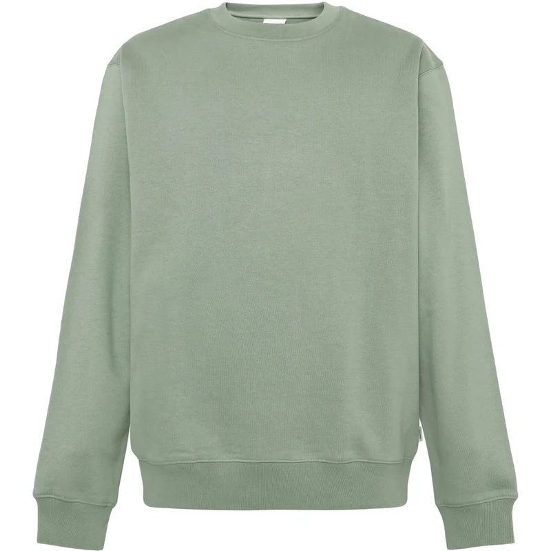 KNOWLEDGE COTTON APPAREL Relaxed Crew Neck lily pad